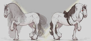 Friesian horse |HORSE Base 27 | P2U PayPal points