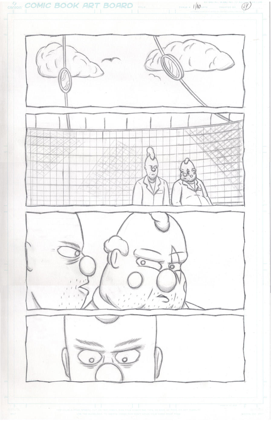 ClownTown Page 10 Pencils