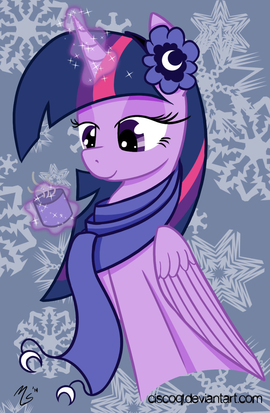 A night at Princess Luna's Winter Castle