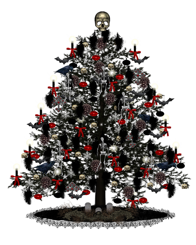 A Gothic Yule Tree by BlackDragynStock on DeviantArt