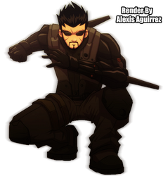 Adam Jensen Render