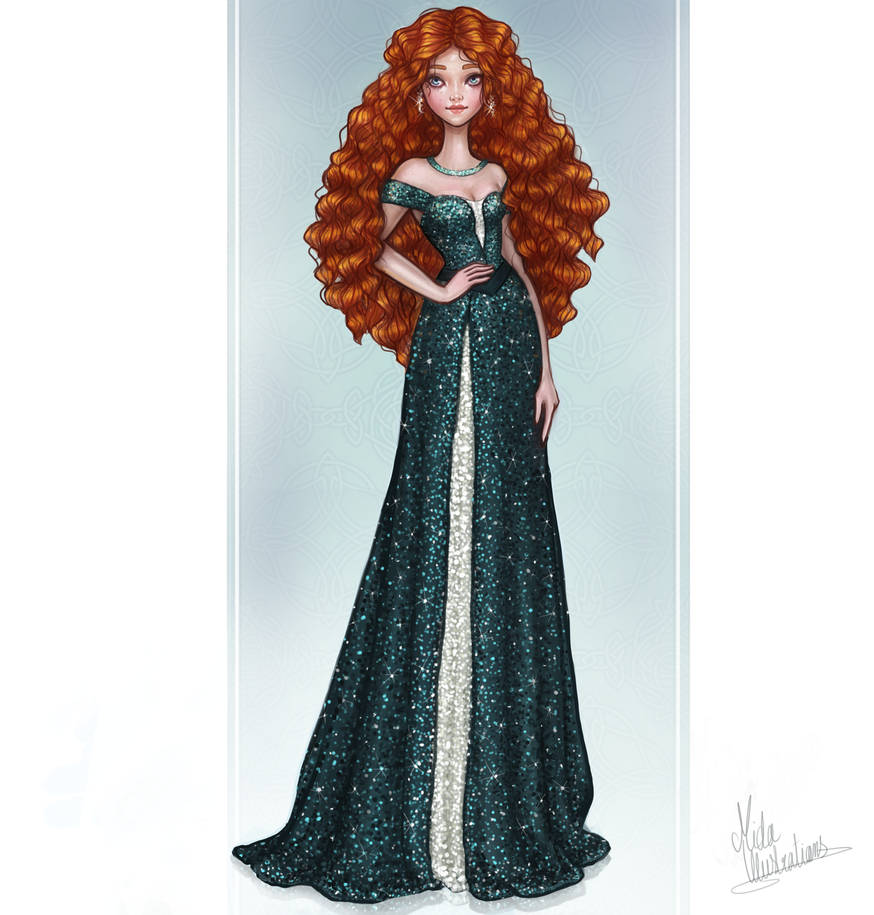Merida by MidaIllustrations on DeviantArt