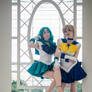 Sailor Nepture and Sailor Uranus