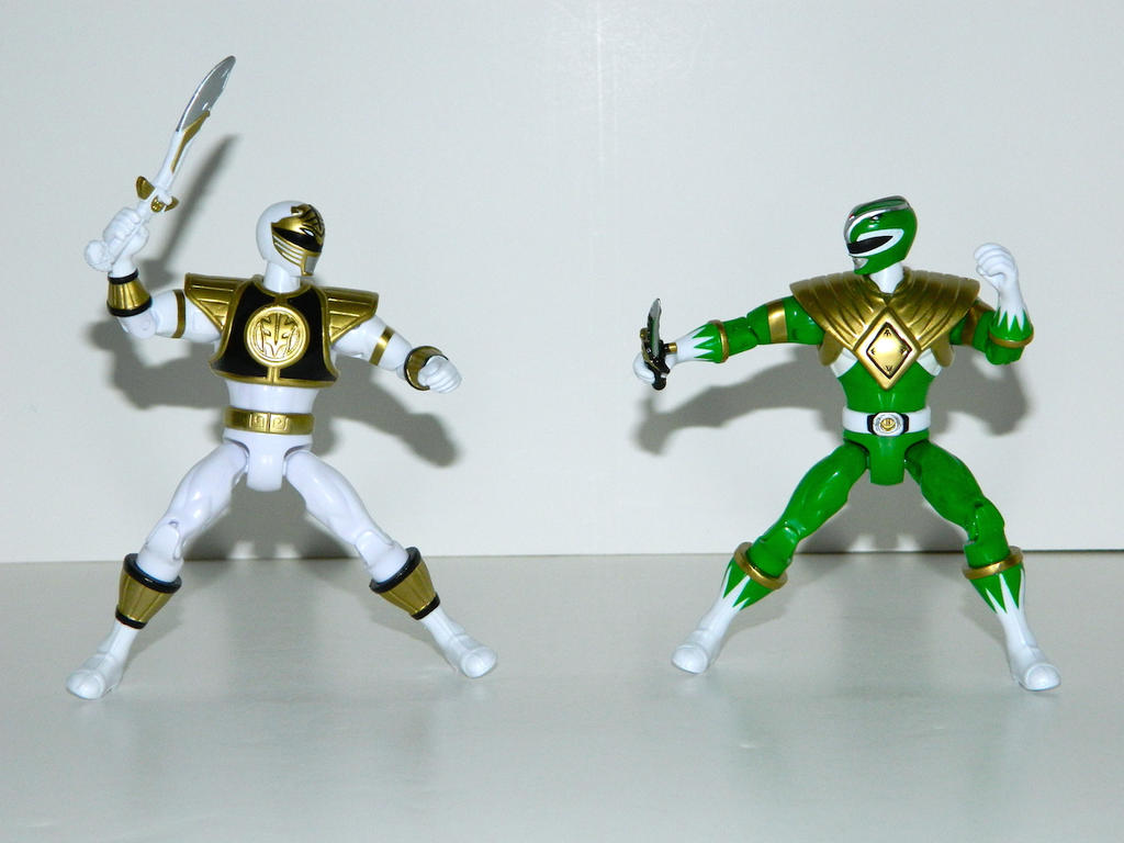 White Ranger Vs Green Ranger by LinearRanger on DeviantArt