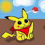 Poke fan art- Pikatchu caught