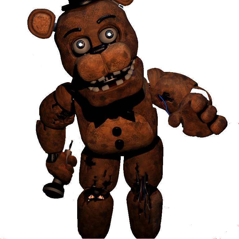 Withered Freddy transparent BG By FredbearTheAnimatron On DeviantArt withered-freddy-transparent-bg-by-fredbeartheanimatron-on-deviantart