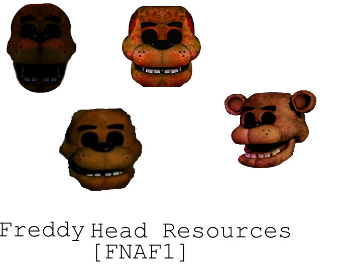 FNaF 1 Animatronic Heads by  on  @DeviantArt