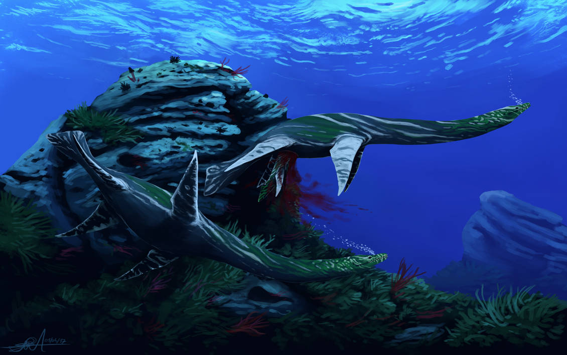 Ихтиозавр первичноводное. Plesiosaurus dolichodeirus. Ихтиозавр Jurassic World. Эласмозавр. Морские динозавры.