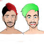 Markiplier and Jacksepticeye