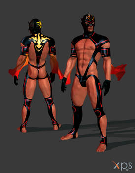 Virtua Fighter - El Blaze Fan Made Outfit W.I.P