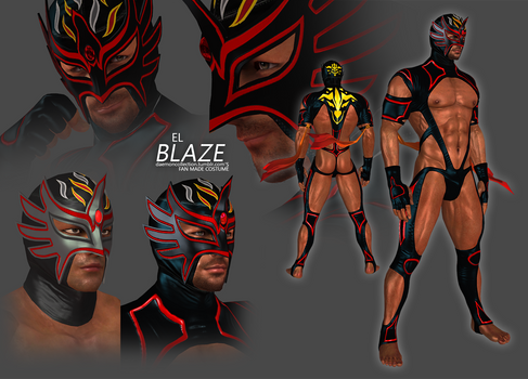 (XPS) Virtua Fighter - El Blaze (Fan Made Costume)