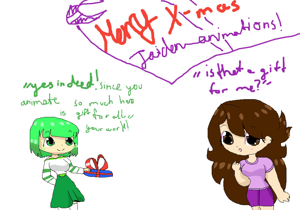 A Christmas Gift For Jaiden Animations! by SpringgyspinnyboiAj on