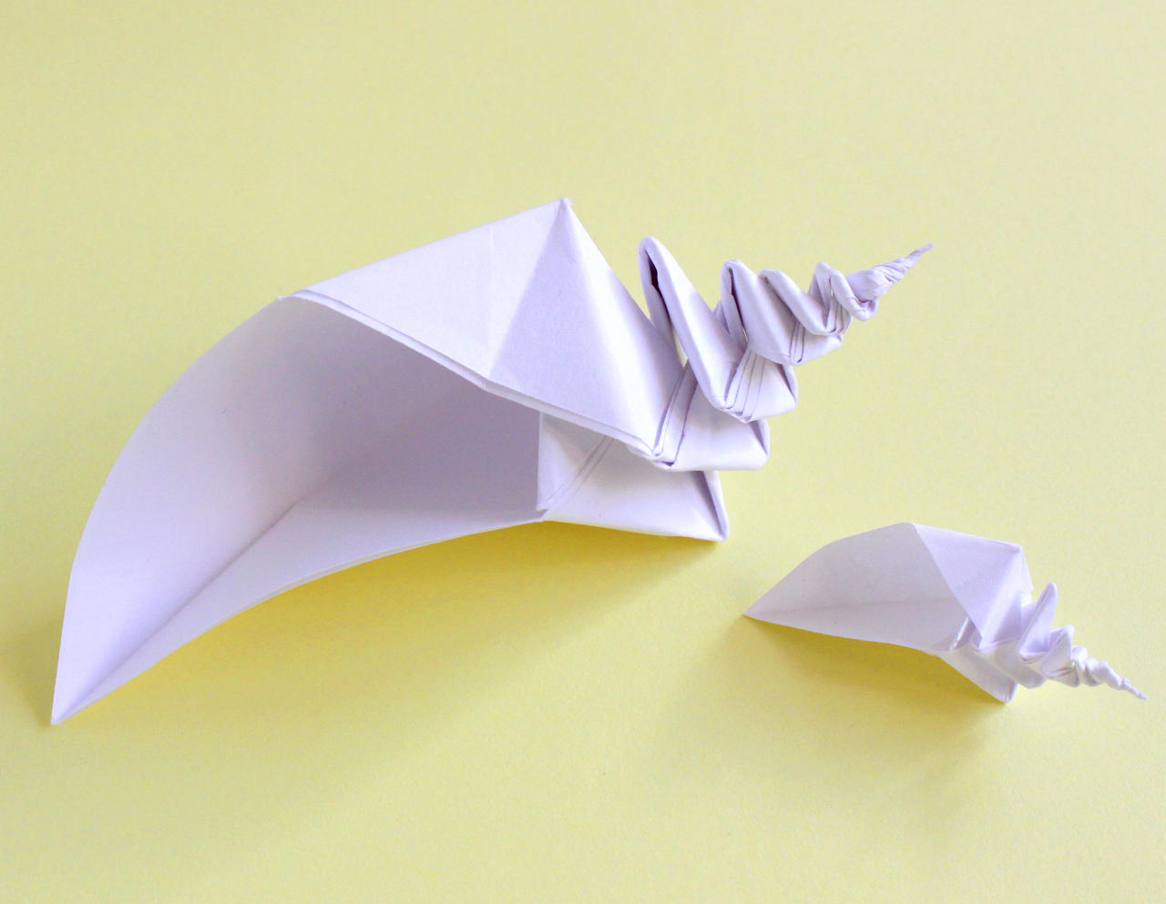 Origami seashells by Astrelya on DeviantArt