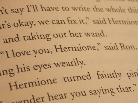 I love you, Hermione