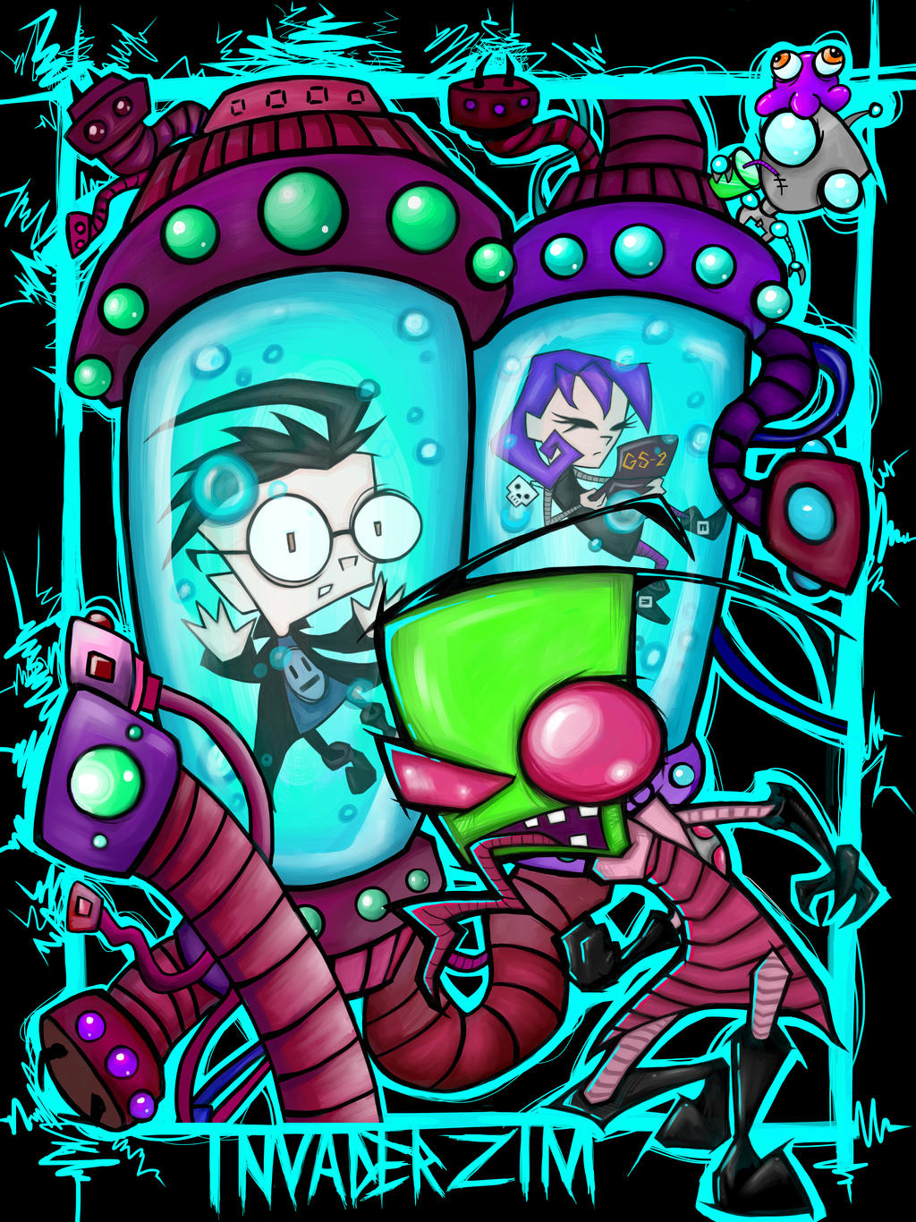 Invader Zim Large by AnnSanityOo on DeviantArt