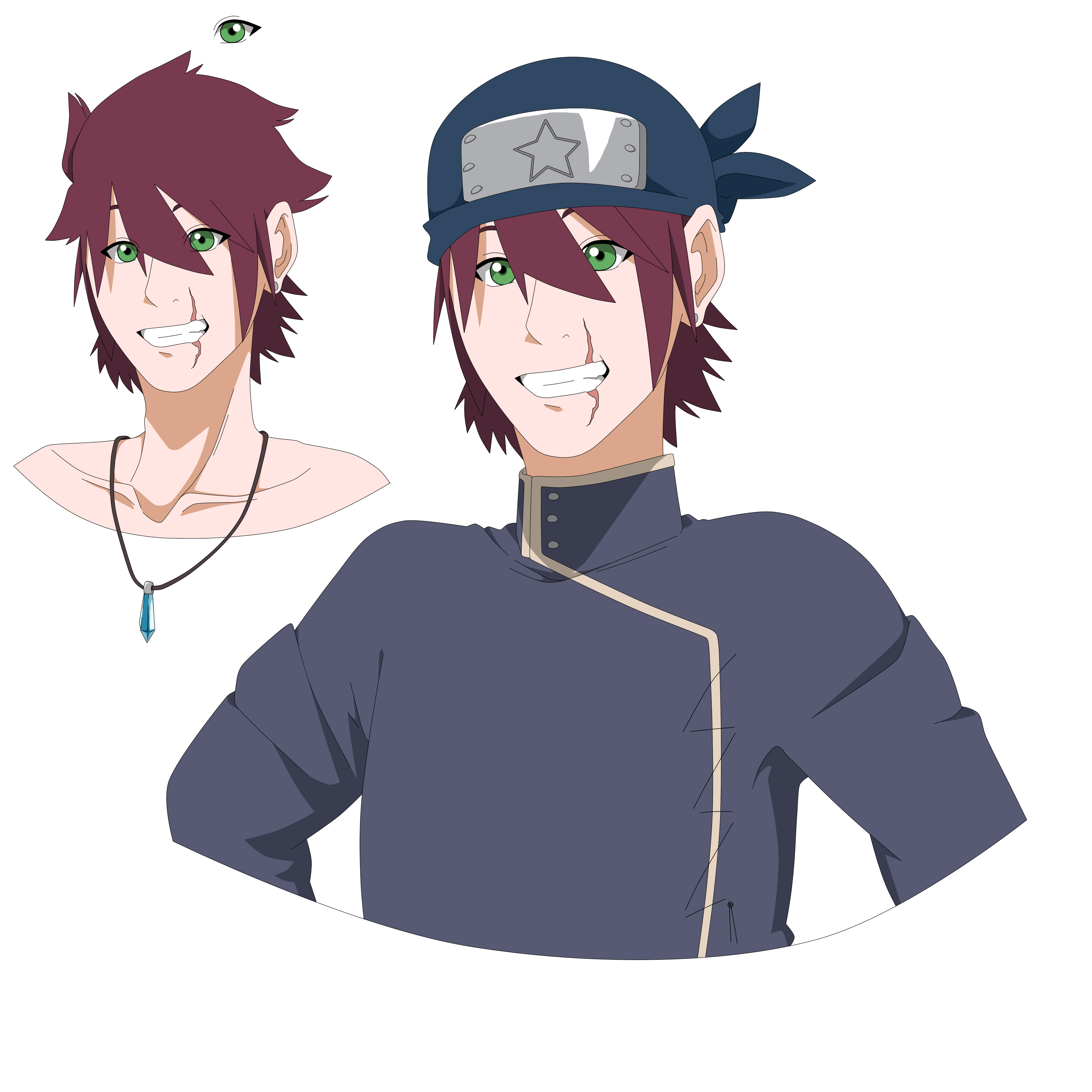 2nd Naruto Main Oc: Oshiro, Kenshi.