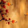 Solitary Autumn Mood Digital Painting