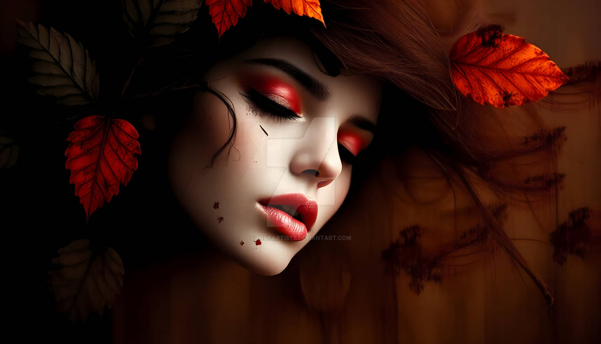 The Art of Autumnal Rose Sorrow