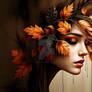 Emotional Autumn Colors Wall Art Canvas