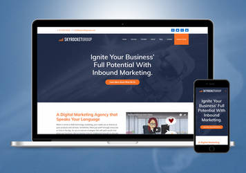 SkyRocket Group Website Redesign