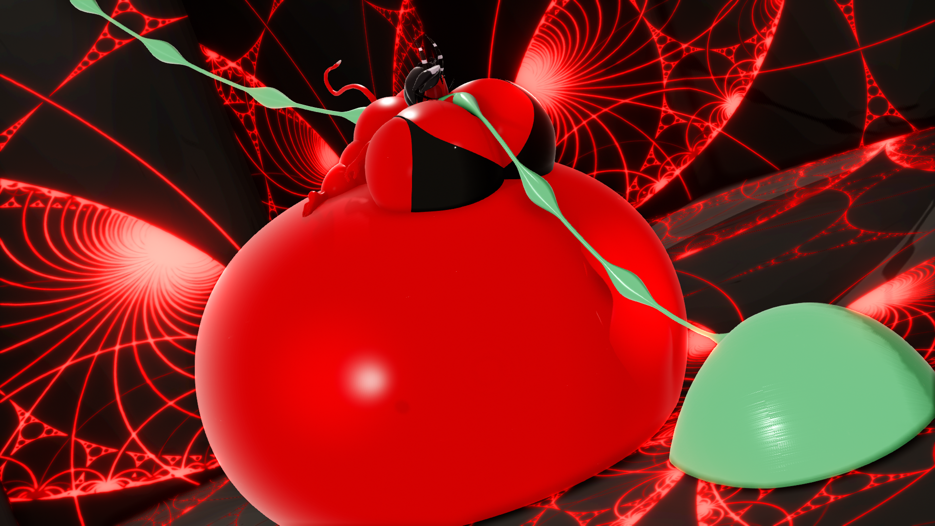 Slime Brain Inflation Millie - Slime body inflation by Aphro3D on DeviantArt