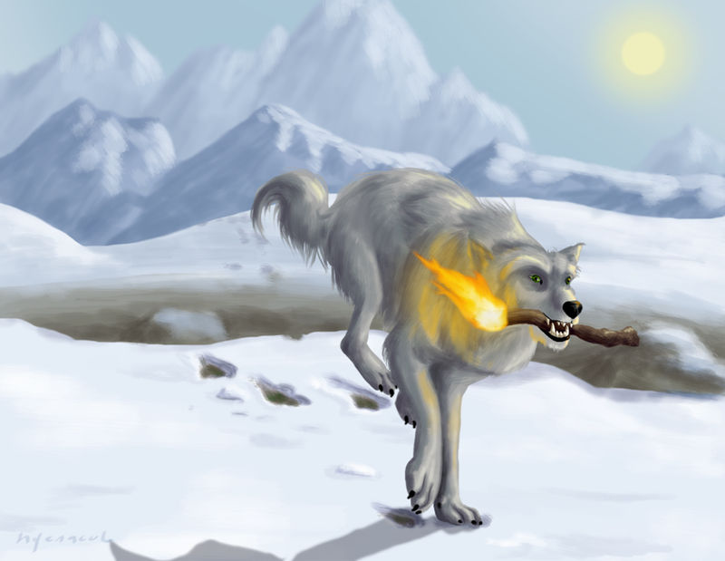 How Coyote Stole Fire by hyenacub on DeviantArt
