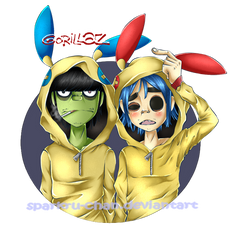 GoRiLLaz with PokeHoodie [Plusle and Minun]