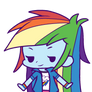 Rubber strap:Rainbow Dash