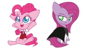 Chibi Dr.Pinkie and Miss.Pie