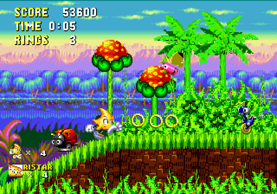 Ristar zone ni sonic the hedgehog by fuzehug4 on DeviantArt