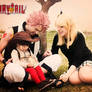 Natsu, Lucy and Asuka - Fairy Tail cosplay