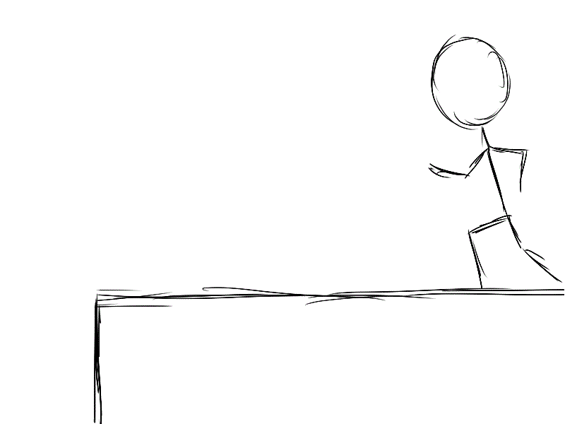 Stick Figure Animation - Jump Off a Cliff by rosymairim777 on DeviantArt