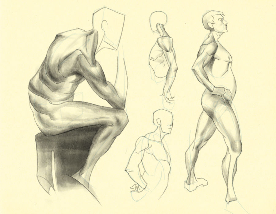 Hampton p.127-128: Figure Studies III