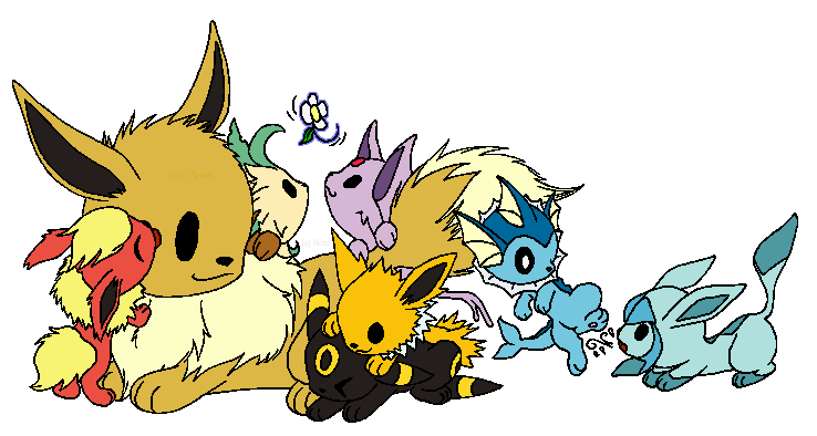 nekoizcaht  Eevee, Pokemon, Eevee evolutions