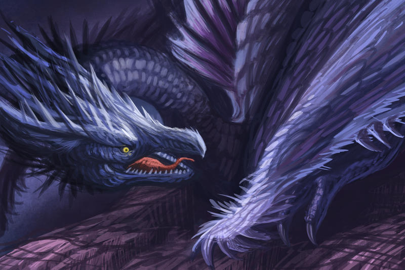 Angst Dragon Angry dragon by bibadlo on DeviantArt