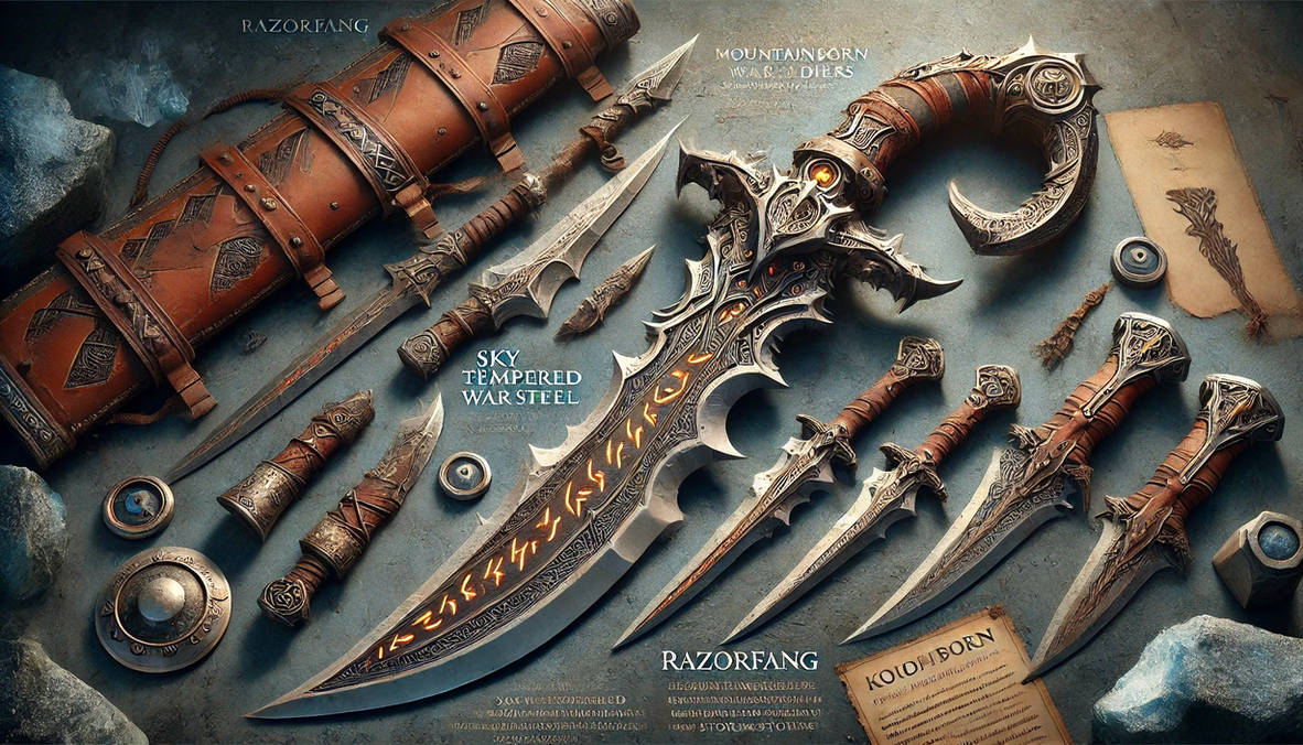 Razor Rangs Weapon Razorfang by hanse2022 on DeviantArt