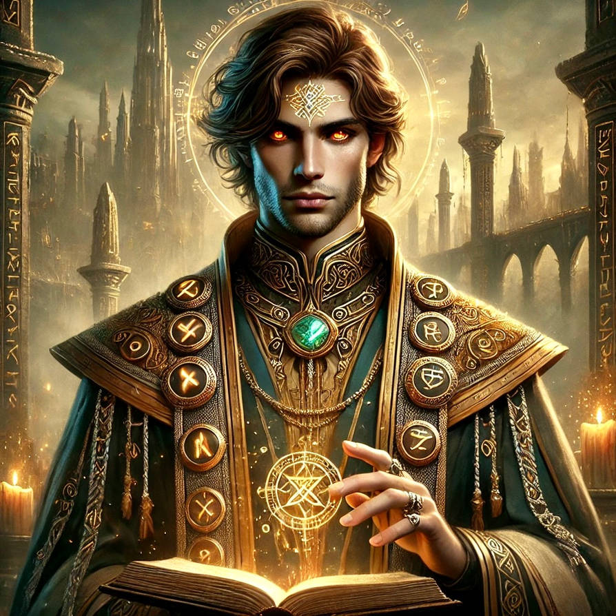 Wizard Rune Bey Runebrand Male Wizard by hanse2022 on DeviantArt