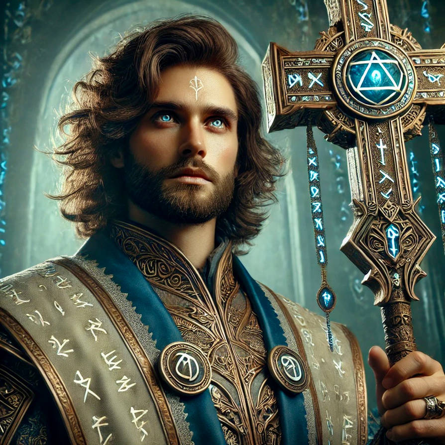Cleric Runes Runebrand Male Cleric by hanse2022 on DeviantArt