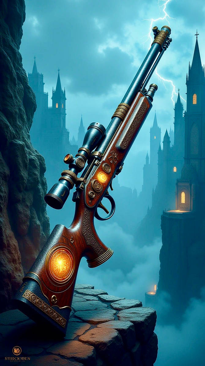 Fantasy Rifles Deviantart Rifle Variant 2 by hanse2022 on DeviantArt