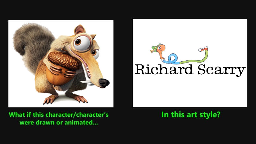 Scrat Rml Style If Scrat was drawn in Richard Scarry style by RestBreaker2002 on DeviantArt