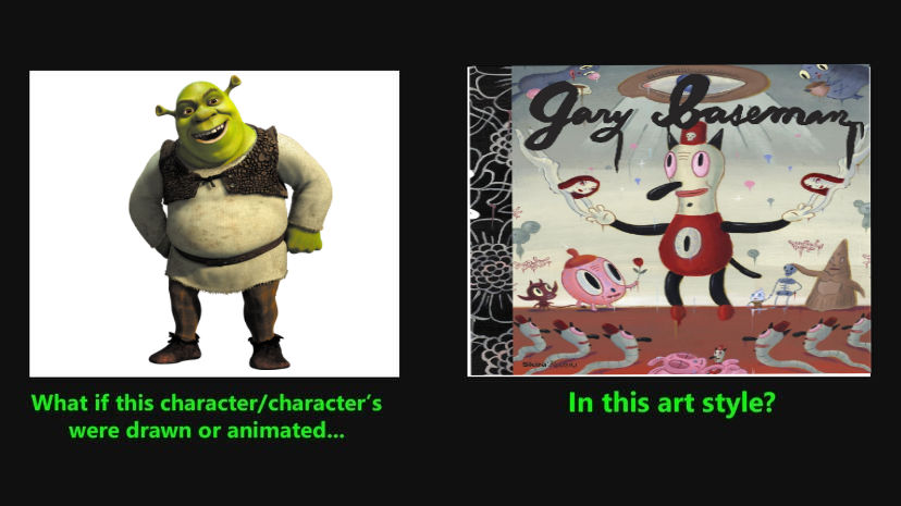 Deviantart Gary Baseman If Shrek was drawn in Gary Baseman style by RestBreaker2002 on DeviantArt