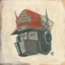 Optimus w/trucker hat