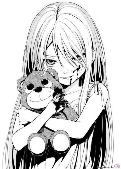 Cute creepy anime girl by rasenganname on DeviantArt