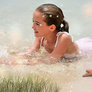 Lil`Girl in the Waves