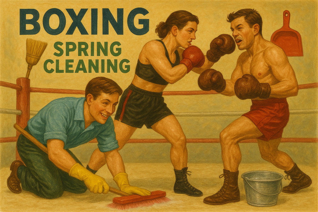 Clining In Boxing Boxing and Cleaning in Action by Mhart214 on DeviantArt