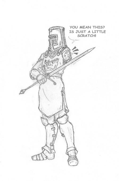 Monty Python Black Knight by Hecates on DeviantArt