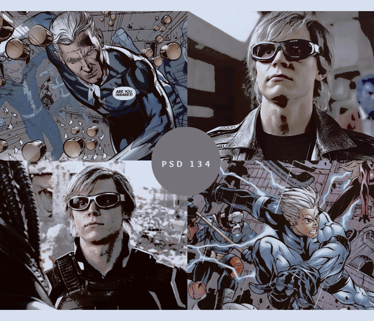 psd 134 : quicksilver by chrisbriney on DeviantArt