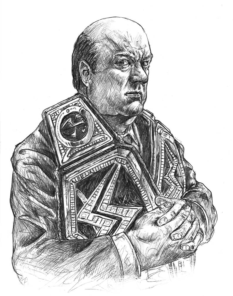Paul Heyman by Ka4 on DeviantArt