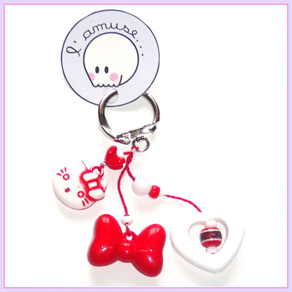 Porte clefs 'Blushed Kitty'