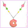 Collier 'Donut Sucre'